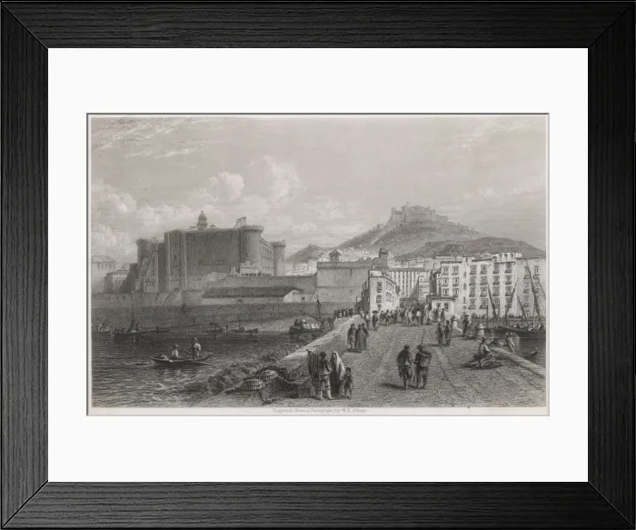 Framed Print : Naples / General 1850S Framed Print : Naples / General 1850S