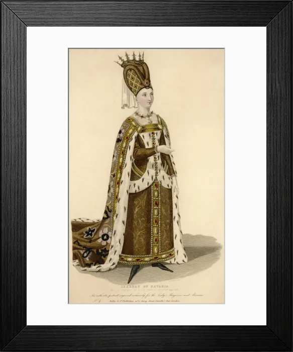 Framed Print : Isabeau De Baviere Framed Print : Isabeau De Baviere