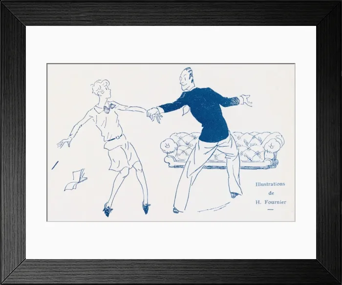 Framed Print : Man, Secretary & Couch Framed Print : Man, Secretary & Couch