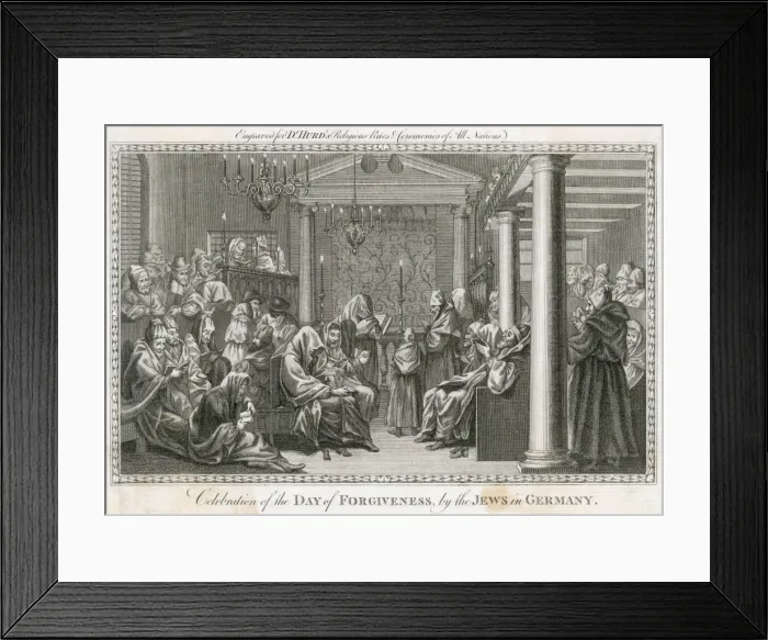 Framed Print : Yom Kippur, Germany Framed Print : Yom Kippur, Germany