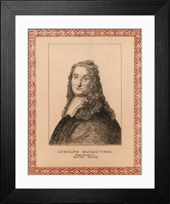 Framed Print : Ludolf Backhuysen Framed Print : Ludolf Backhuysen
