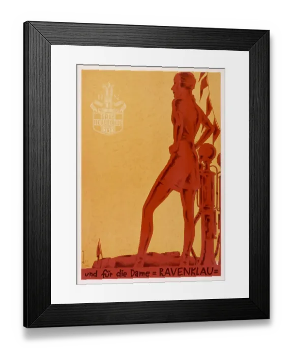 Framed Print : Dryden / Ravenklau / Advert Framed Print : Dryden / Ravenklau / Advert