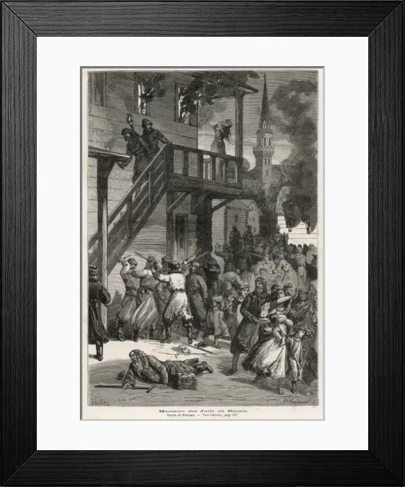 Framed Print : Russian Jews Massacred Framed Print : Russian Jews Massacred