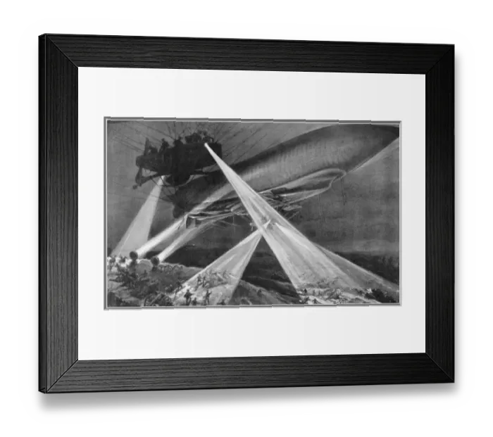 Framed Print : Reconnaissance Airships Framed Print : Reconnaissance Airships