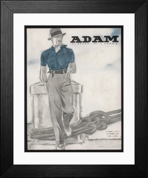Framed Print : Male Type / Sporting 1932 Framed Print : Male Type / Sporting 1932