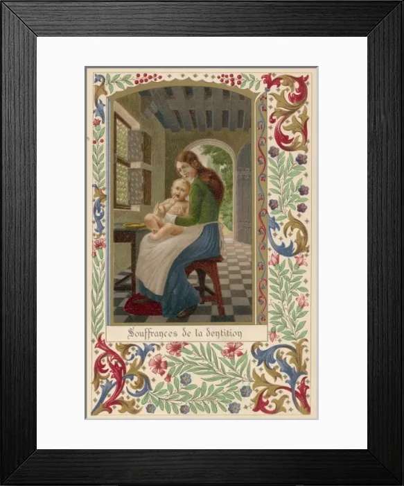 Framed Print : Babys First Teeth Framed Print : Babys First Teeth