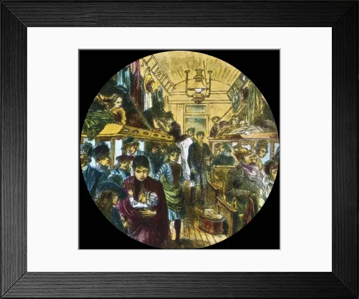 Framed Print : Emigrants to Canada 1888 Framed Print : Emigrants to Canada 1888