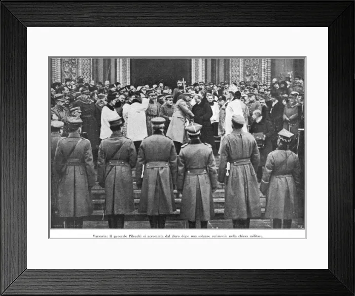 Framed Print : Piludski at Ceremony Framed Print : Piludski at Ceremony
