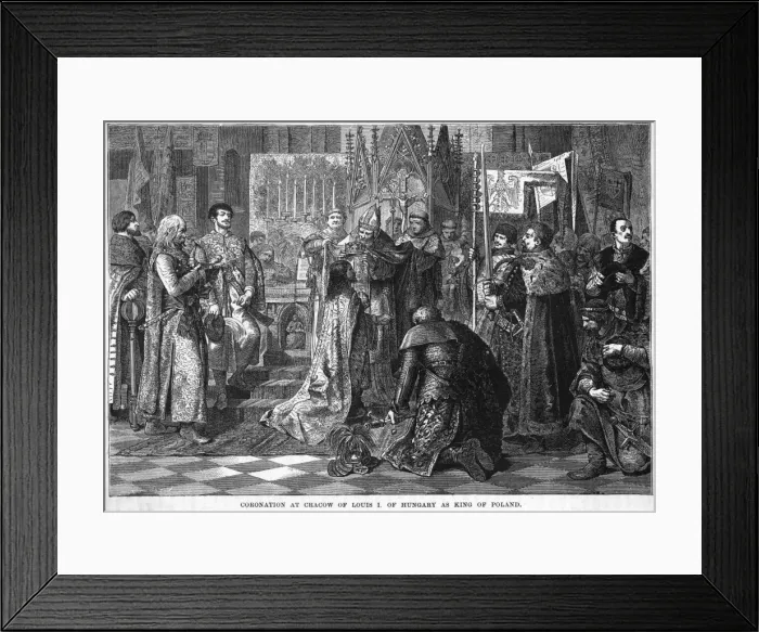 Framed Print : Lajos I Crowned Framed Print : Lajos I Crowned