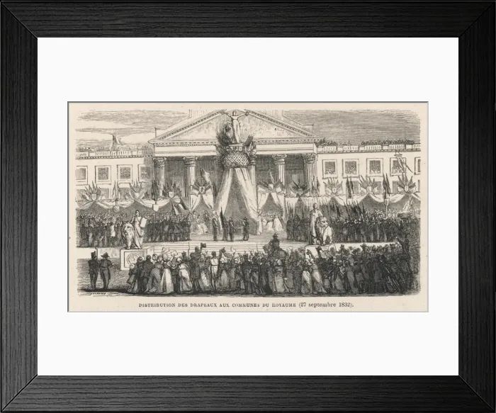 Framed Print : Flags for Communes Framed Print : Flags for Communes