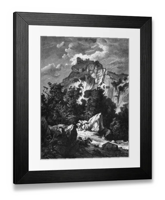 Framed Print : Italy Canossa Framed Print : Italy Canossa