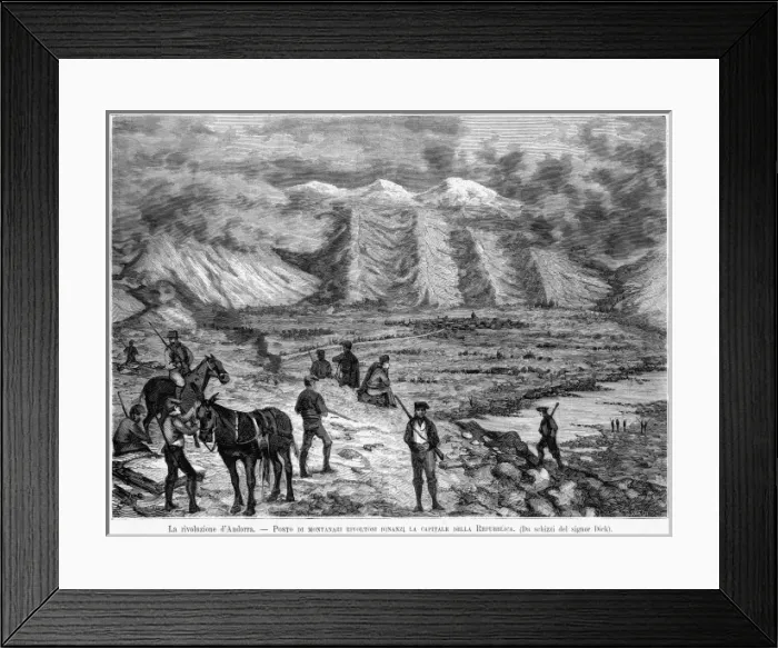 Framed Print : Andorra Revolution Framed Print : Andorra Revolution