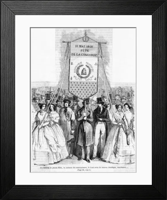 Framed Print : Fete De LA Concorde Framed Print : Fete De LA Concorde
