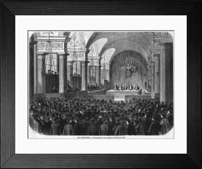 Framed Print : Election Results 1 Framed Print : Election Results 1