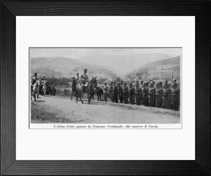 Framed Print : Ferdinand at Review Framed Print : Ferdinand at Review