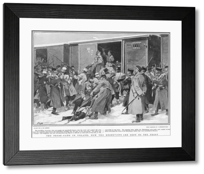 Framed Print : Poles Conscripted Framed Print : Poles Conscripted