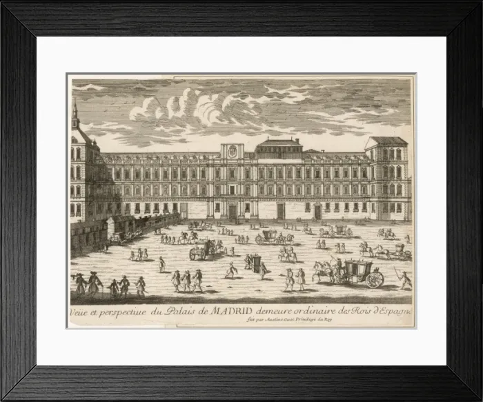 Framed Print : Madrid Royal Palace Framed Print : Madrid Royal Palace