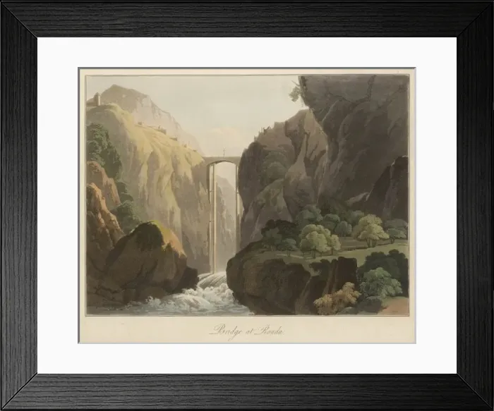 Framed Print : Ronda - the Bridge Framed Print : Ronda - the Bridge