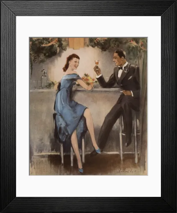 Framed Print : The Toast of To-Day by William Barribal Framed Print : The Toast of To-Day by William Barribal