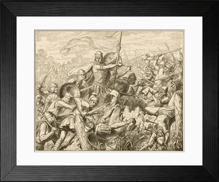 Framed Print : Battle at Louvain Framed Print : Battle at Louvain