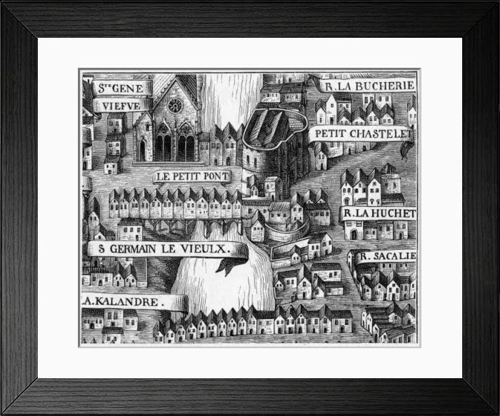 Framed Print : Paris Chatelet C16 Framed Print : Paris Chatelet C16