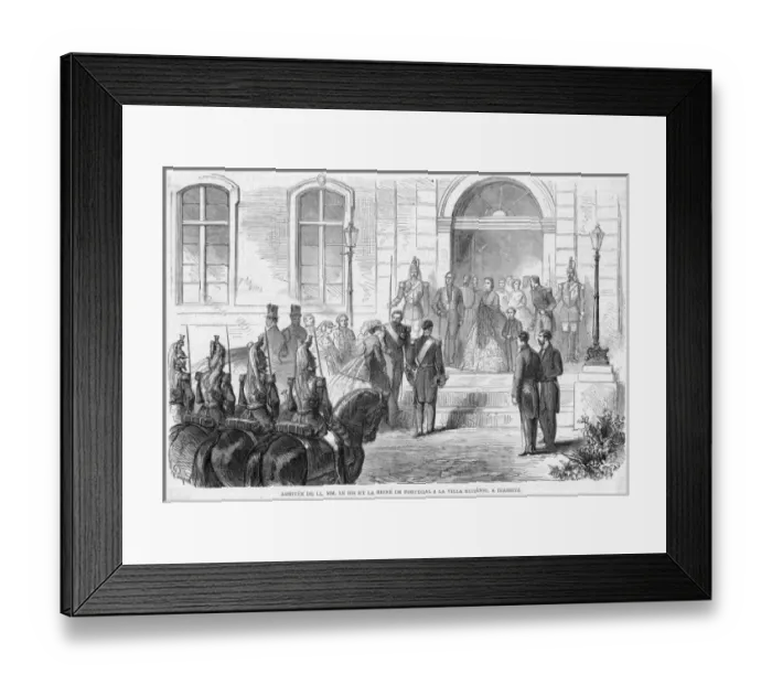 Framed Print : Royals at Biarritz Framed Print : Royals at Biarritz