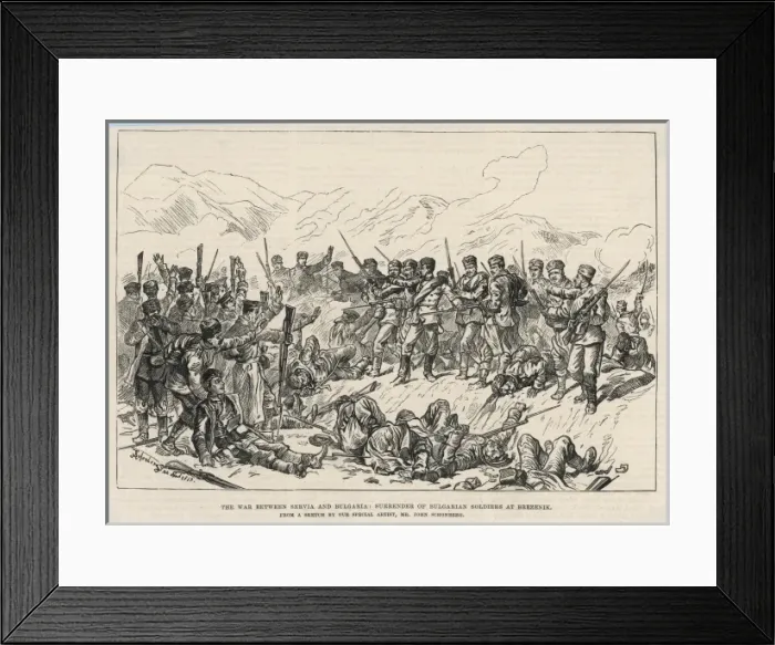 Framed Print : Battle of Brezenik Framed Print : Battle of Brezenik