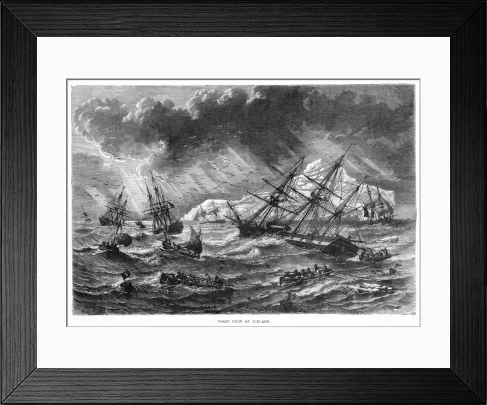 Framed Print : Iceland Coast View Framed Print : Iceland Coast View