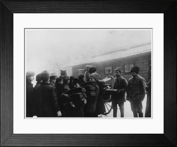 Framed Print : Red Army Aid the Poor Framed Print : Red Army Aid the Poor