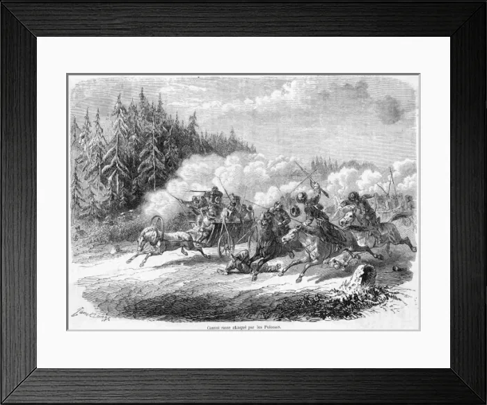 Framed Print : Russians Attacked Framed Print : Russians Attacked