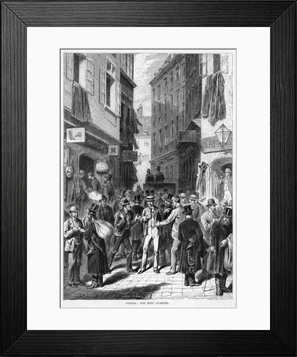 Framed Print : Vienna Jewish Quarter Framed Print : Vienna Jewish Quarter