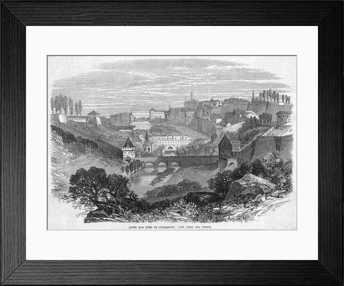 Framed Print : LUXEMBOURG Framed Print : LUXEMBOURG