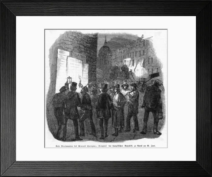 Framed Print : Cavaignac Proclaims Framed Print : Cavaignac Proclaims
