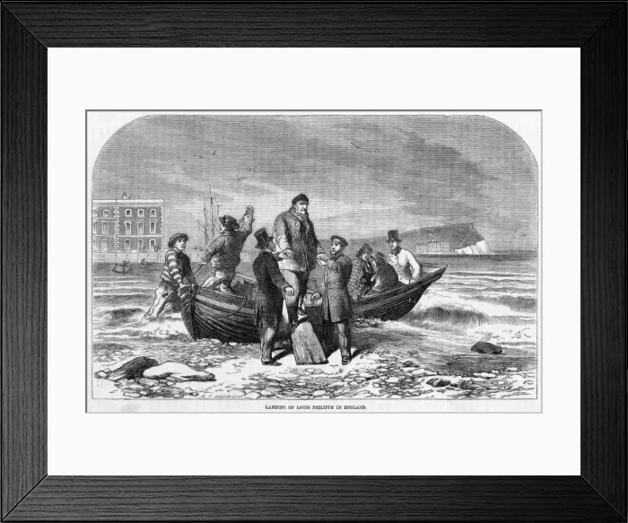 Framed Print : Louis Philippe Quits Framed Print : Louis Philippe Quits