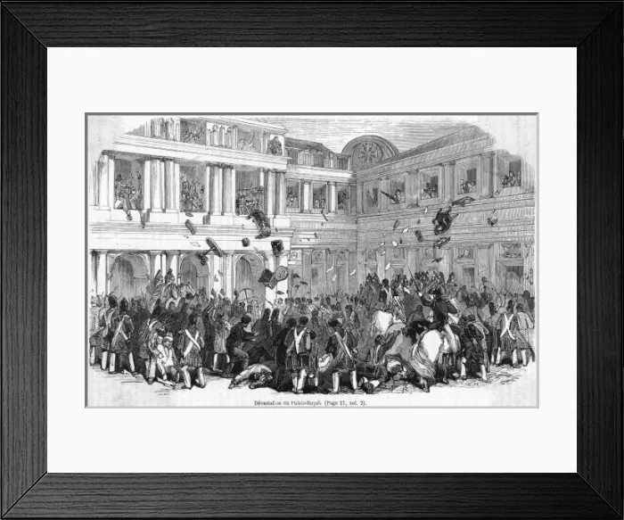 Framed Print : February Fighting Parisl Framed Print : February Fighting Parisl