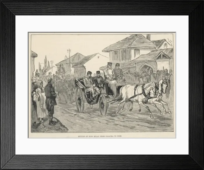 Framed Print : Milan of Serbia Framed Print : Milan of Serbia