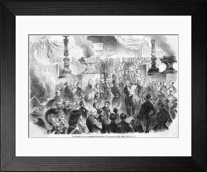 Framed Print : French Constitution Framed Print : French Constitution