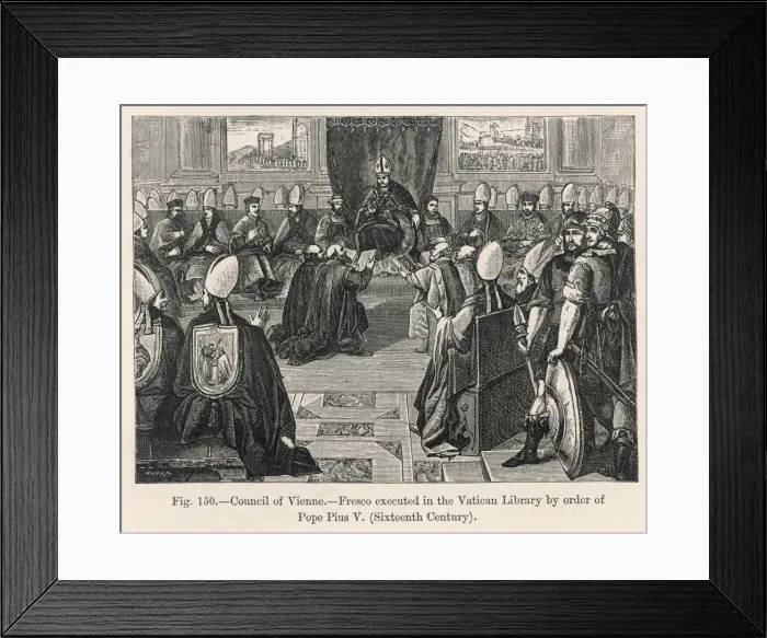 Framed Print : Council of Vienne Framed Print : Council of Vienne
