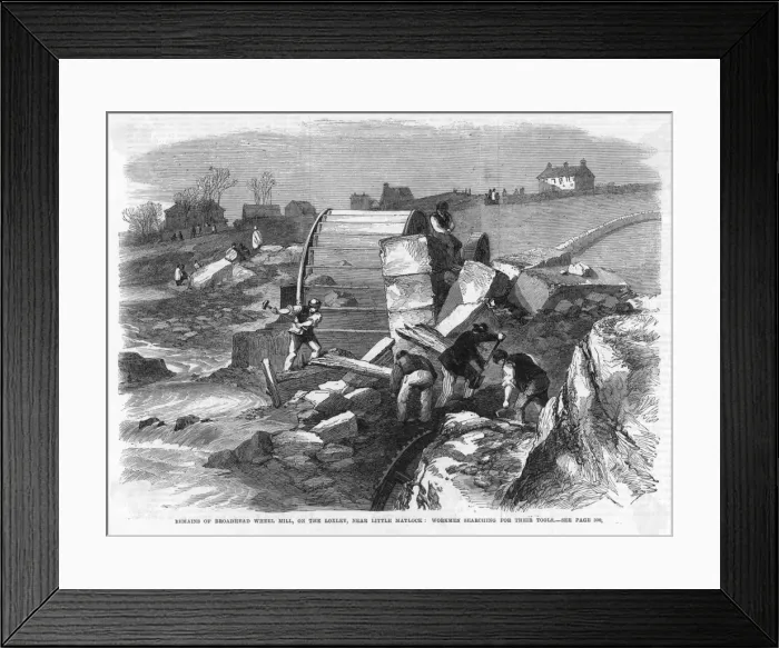 Framed Print : Great Sheffield Flood Framed Print : Great Sheffield Flood