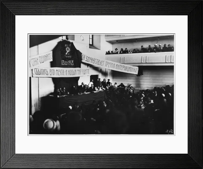 Framed Print : Lenin at Congress Framed Print : Lenin at Congress