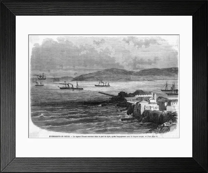 Framed Print : Skirmish with Turks Framed Print : Skirmish with Turks