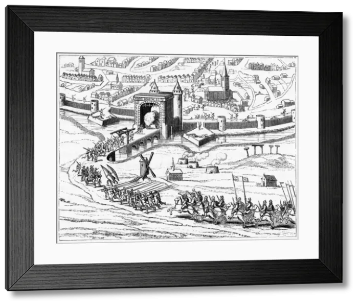 Framed Print : Spanish at Amiens Framed Print : Spanish at Amiens