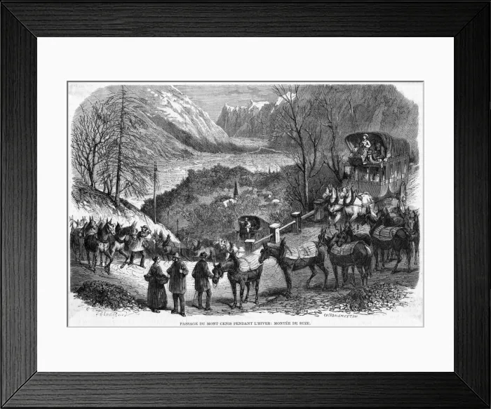 Framed Print : Italy Mont Cenis Pass Framed Print : Italy Mont Cenis Pass