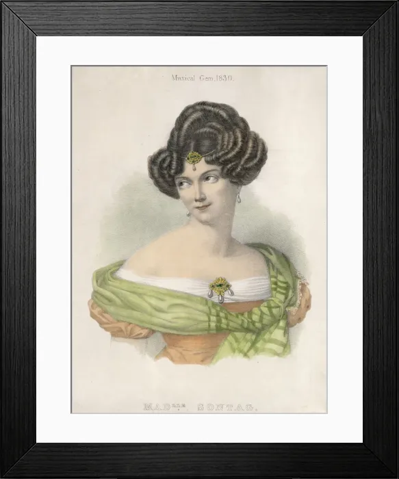 Framed Print : Henrietta Sontag Framed Print : Henrietta Sontag