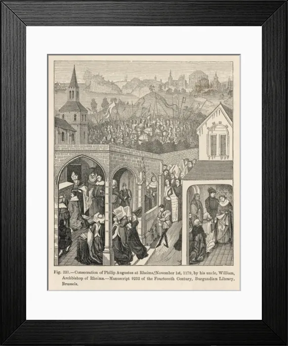 Framed Print : Philippe II Auguste Framed Print : Philippe II Auguste