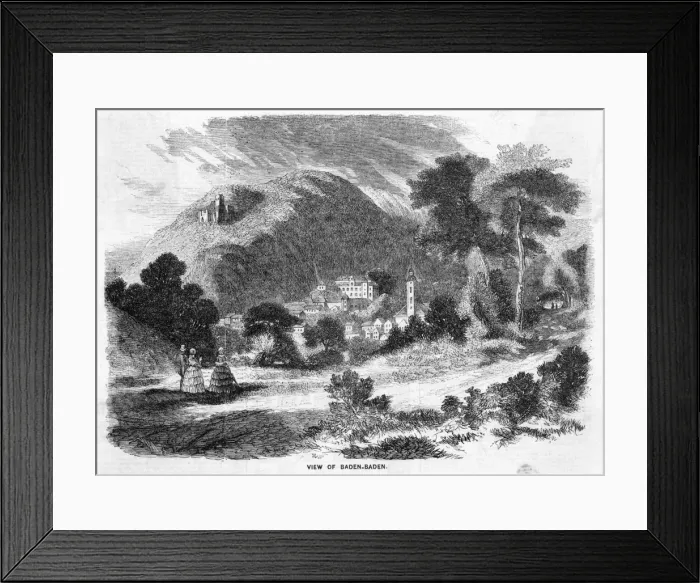 Framed Print : Germany Baden Baden Framed Print : Germany Baden Baden