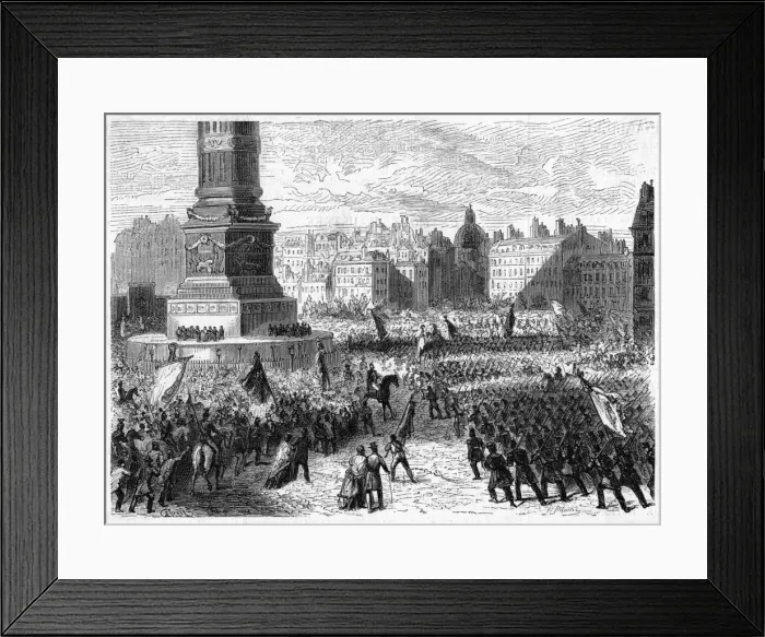 Framed Print : 2nd Republic Proclaimed Framed Print : 2nd Republic Proclaimed