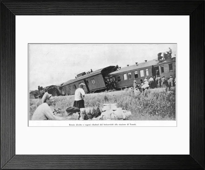 Framed Print : Train Derailed Framed Print : Train Derailed