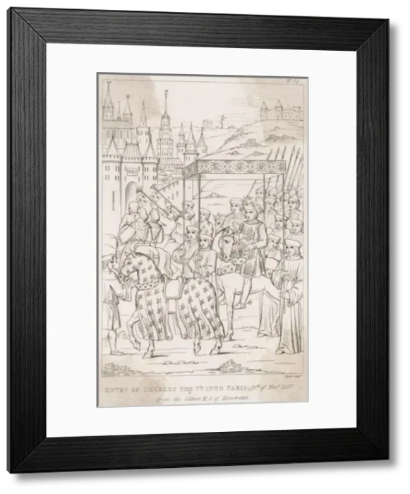 Framed Print : Charles VII at Paris Framed Print : Charles VII at Paris