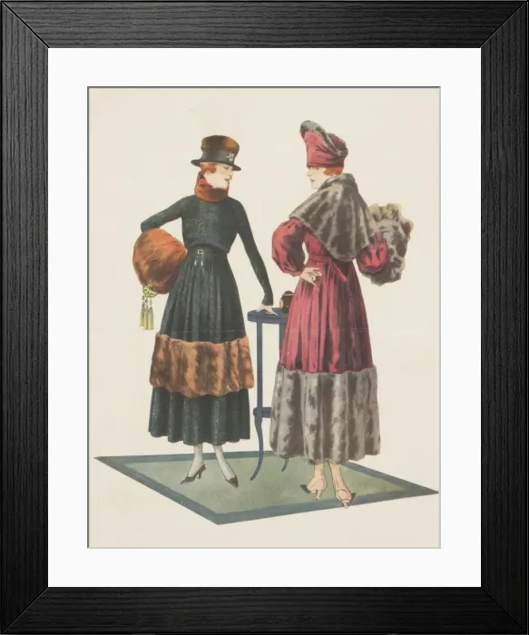 Framed Print : Fashions by Jenny - Rose D hiver Framed Print : Fashions by Jenny - Rose D hiver